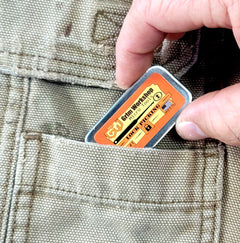 Lock Pick Micro Kit: Steel Storage Tin