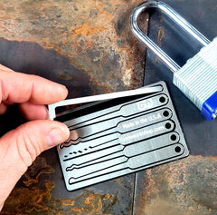 Lock Pick Pocket Set with Storage Tin