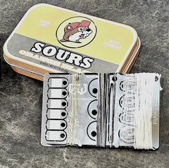 The Metal Spool Card is the ultimate paracord spool card, designed to keep your cordage tangle-free, and this large spool card is perfect for anyone looking for a durable spool card for paracord storage and organization.