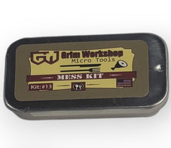 Mess Kit Micro Tool Storage Tin: Steel Pocket Tin