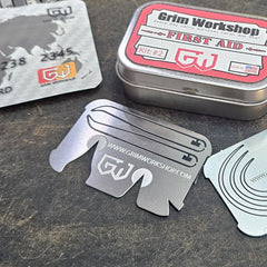 First Aid PAK Tin: Pocket First Aid Kit Steel Tin