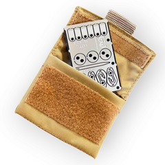 The Metal Spool Card is the ultimate paracord spool card, designed to keep your cordage tangle-free, and this large spool card is perfect for anyone looking for a durable spool card for paracord storage and organization.