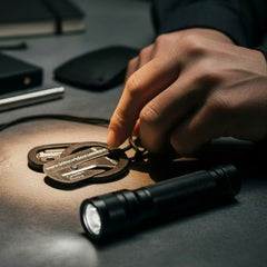 Strap and Seat belt Cutter Dog Tag Survival Necklace