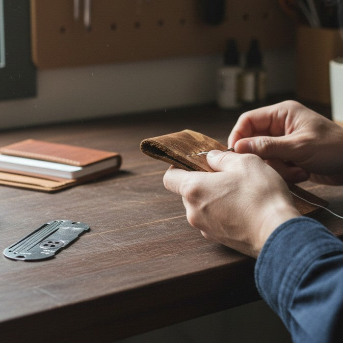 Sewing Kit Dog Tag: Survival Sewing Necklace