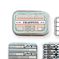 Trapping PAK Tin: Pocket Trapping Kit Steel Storage tin