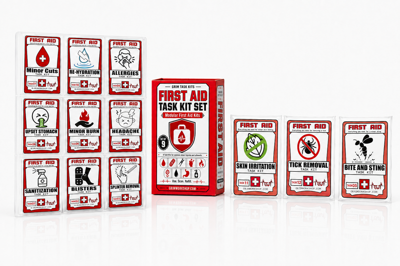 (Pre Order) First Aid Task Kit + Deep Woods Bundle: 12 Minor Emergency First Aid Kits (PRE ORDER)