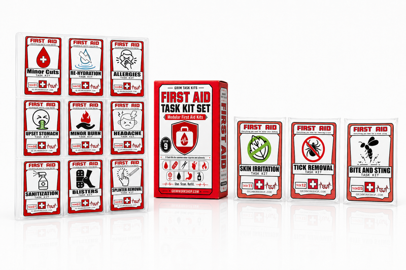 (Pre Order) First Aid Task Kit + Deep Woods Bundle: 12 Minor Emergency First Aid Kits (PRE ORDER)