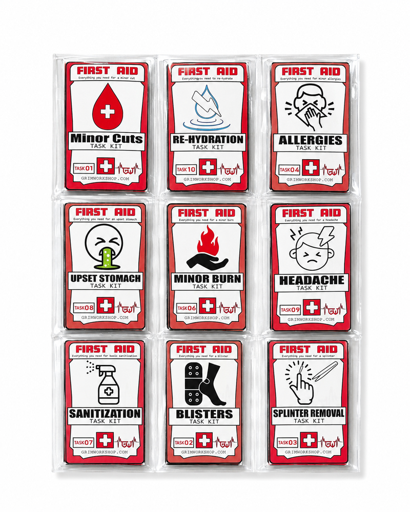 (PRE ORDER) First Aid Task Kit Bundle: 9 Minor Emergency First Aid Kits (PRE ORDER)