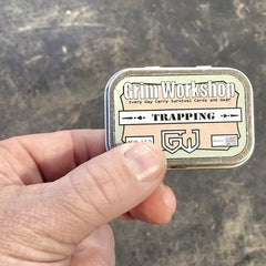 Trapping PAK Tin: Pocket Trapping Kit Steel Storage tin