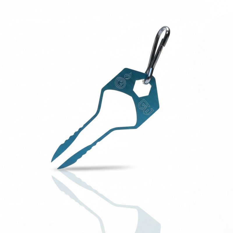 tweezekey key shaped EDC tweezer tool