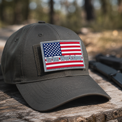 American Flag Patch with Hidden Pocket