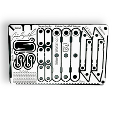 Jamie Burleigh Survival Trapping Kit and trap tool survival card multi tool