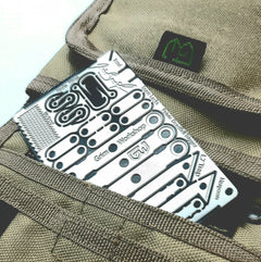 Jamie Burleigh Survival Trapping Kit and trap tool survival card multi tool