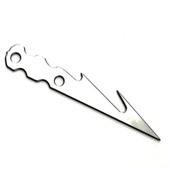 Joe Flowers pocket survival card and wallet tool kit full of bushcrafting tools.