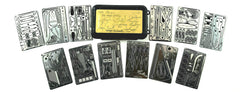 Grim survival card set of handy survival tools in this outdoor survival tool kit
