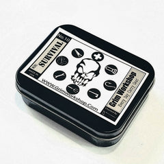 Black Credit Card Size Survival Tins