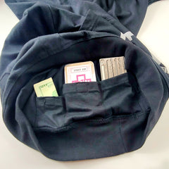 Tee Shirt Hoodie with hidden pockets EDC hoodie with secret pocket