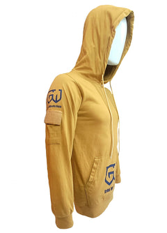 Tee Shirt Hoodie with hidden pockets EDC hoodie with secret pocket
