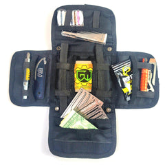 Outdoor Canvas Bushcraft Tool Roll Wallet Pocket Organizer