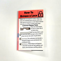 Credit Card Size Lock Bypass Tip Guide