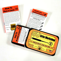 Credit Card Size Lock Pick, bypass, and Escape 3 piece Tip Guide Bundle