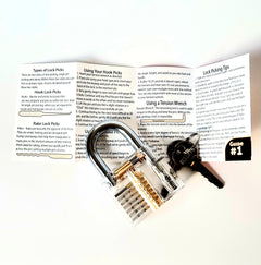 lock pick practice lock with beginner lock pick set guide