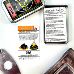 How to make a log cabin fire firecraft guide