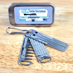 micro grooming kit, mustache grooming kit and mens travel grooming kit. 