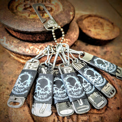 Micro edc tool kit with a micro tool box of 21 tiny tools