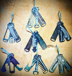 Micro edc tool kit with a micro tool box of 21 tiny tools