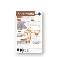 Tip Card #63 Archery Basics : Basic Archery Form Tips and Tricks