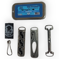 micro fishing kit emergency fishing kit the size of a paperclip!