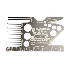 Mark Merriwether foraging kit. Credit card size foraging tools 