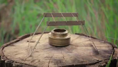 The bear bones twig stove