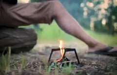 The bear bones twig stove