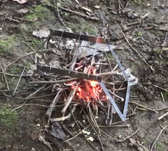 The bear bones twig stove