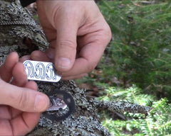 Dog tag hook survival fishing hook necklace. 