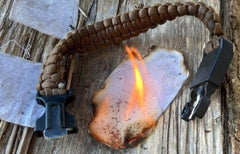 Fire Starting Bracelet EDC Kit : EDC Bracelet with Fire Starter and More