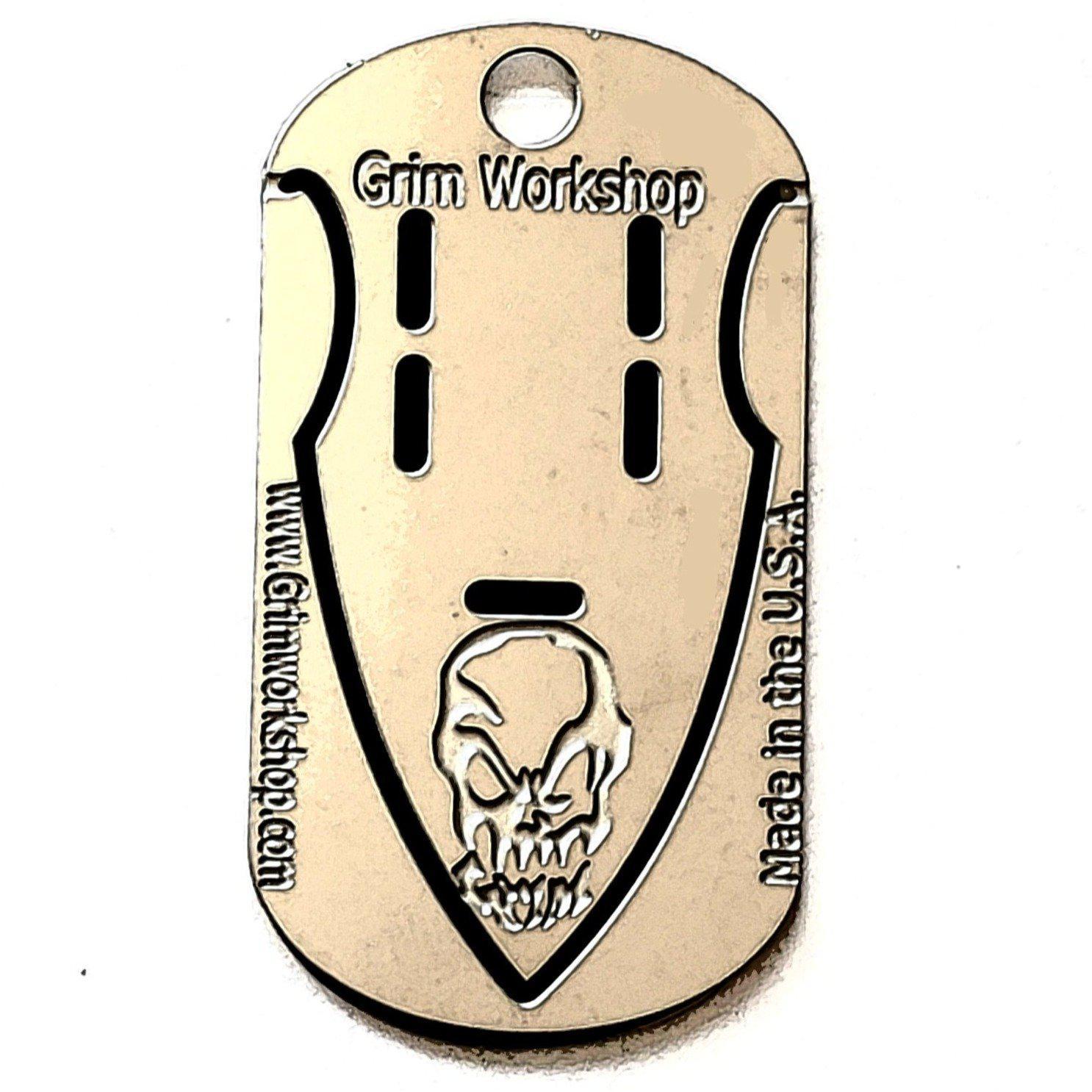 Arrowhead Dog Tag for use as an arrowhead survival necklace wearing an arrowhead necklace for EDC