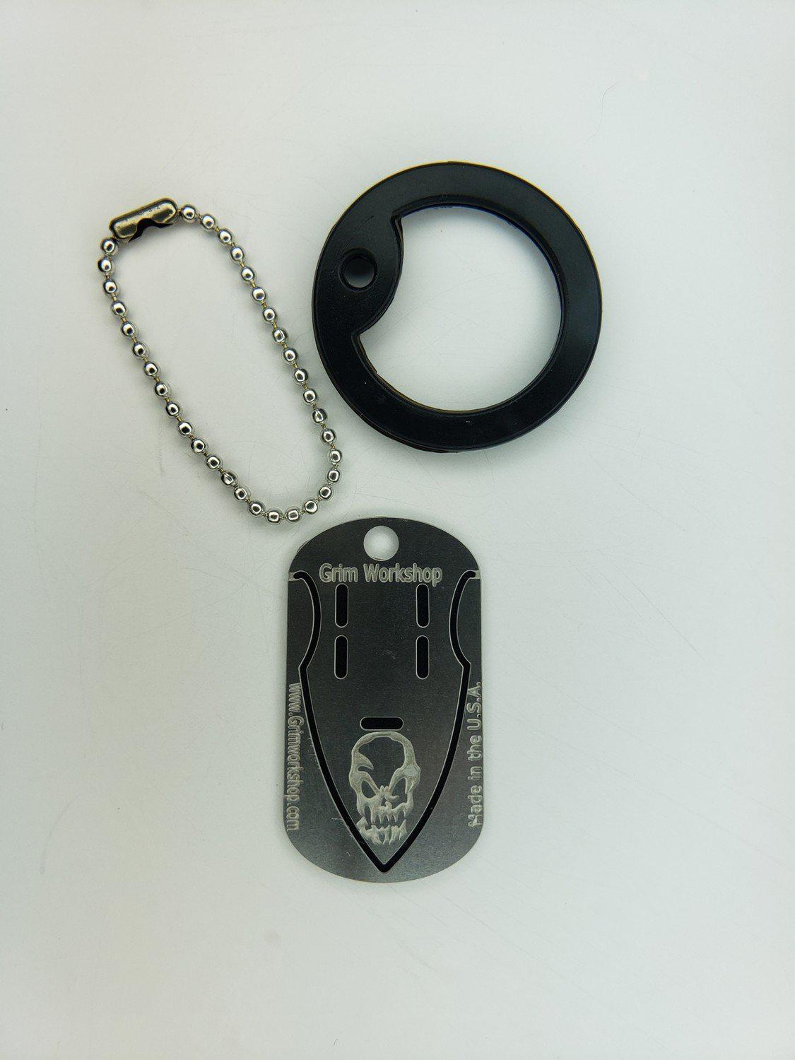 Arrowhead Dog Tag for use as an arrowhead survival necklace wearing an arrowhead necklace for EDC