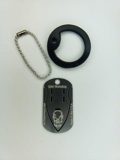 Arrowhead Dog Tag for use as an arrowhead survival necklace wearing an arrowhead necklace for EDC