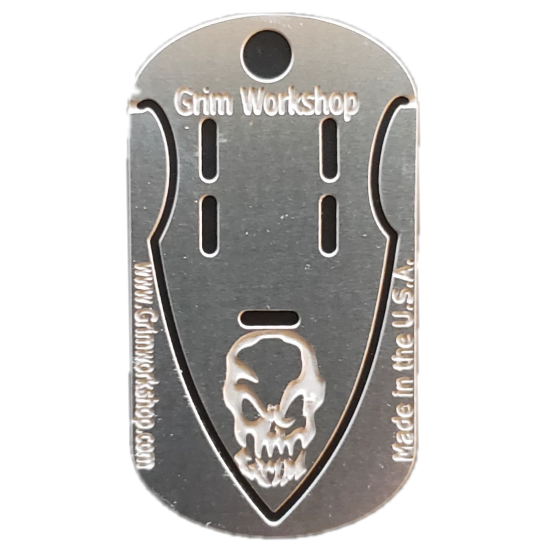 Arrowhead Dog Tag for use as an arrowhead survival necklace wearing an arrowhead necklace for EDC