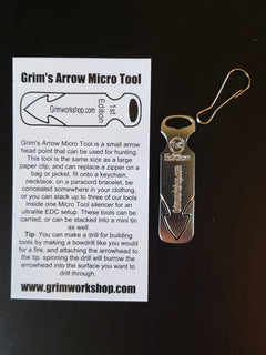 micro wilderness arrowhead tools