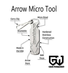 micro wilderness arrowhead tools
