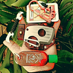 Survival Axe Multi Tool Card with Removable Handle