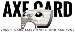 Survival Axe Multi Tool Card with Removable Handle