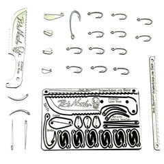 Bob Hansler Signature Survival Card the best credit card survival tool a 22 in 1 survival card that contains a small survival kit