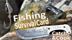 Bob Hansler Signature Survival Card the best credit card survival tool a 22 in 1 survival card that contains a small survival kit