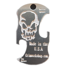dog tag bottle opener necklace. This can opener bottle opener combo for everyday carry or mess kits!
