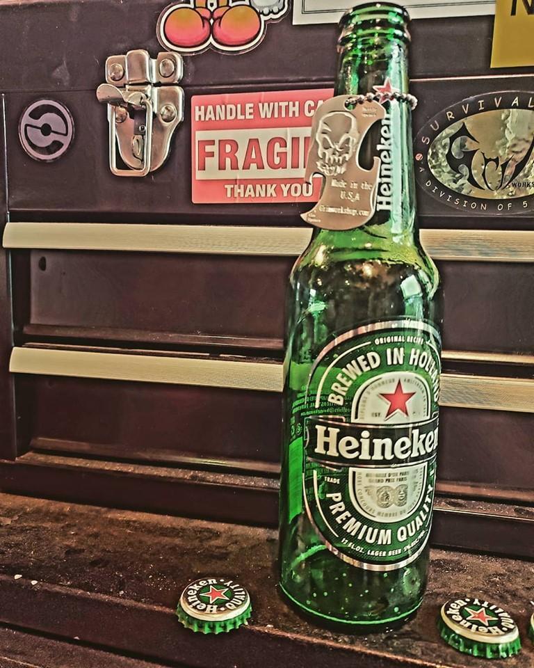 dog tag bottle opener necklace and can opener multi tool. This can opener bottle opener combo for everyday carry or mess kits!